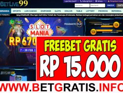 BETLIVE99 – FREEBET GRATIS RP 15.000 TANPA DEPOSIT