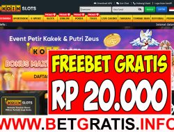 KOINSLOTS – FREEBET GRATIS RP 20.000 TANPA DEPOSIT