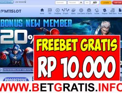 M11SLOT – FREEBET GRATIS RP 10.000 TANPA DEPOSIT