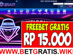 ERA77 – FREEBET GRATIS RP 15.000 TANPA DEPOSIT