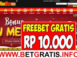 FREESPIN123 – FREEBET GRATIS RP 10.000 TANPA DEPOSIT