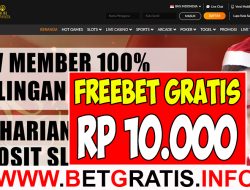 HOKIDEWATA – FREEBET GRATIS RP 10.000 TANPA DEPOSIT