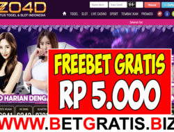 ZO4D – FREEBET GRATIS RP 5.000 TANPA DEPOSIT