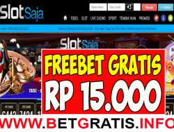 SLOTSAJA – FREEBET GRATIS RP 15.000 TANPA DEPOSIT