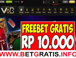 VOBBET – FREEBET GRATIS RP 10.000 TANPA DEPOSIT