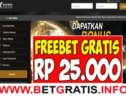 XTOTO – FREEBET GRATIS RP 25.000 TANPA DEPOSIT