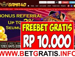 GAMA4D – FREEBET GRATIS RP 10.000 TANPA DEPOSIT