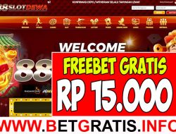 88SLOTDEWA – FREEBET GRATIS RP 15.000 TANPA DEPOSIT