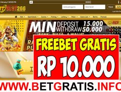 JTSLOT266 – FREEBET GRATIS RP 10.000 TANPA DEPOSIT