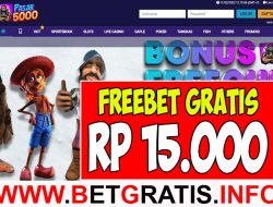 PASAR5000 – FREEBET GRATIS RP 15.000 TANPA DEPOSIT