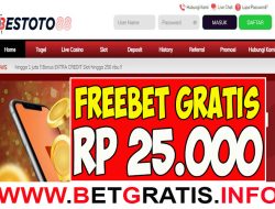 BESTOTO88 – FREEBET GRATIS RP 25.000 TANPA DEPOSIT