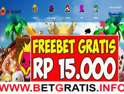 RAJACUMI – FREEBET GRATIS RP 15.000 TANPA DEPOSIT