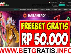 KAWISLOT – FREEBET GRATIS RP 50.000 TANPA DEPOSIT