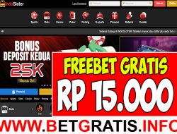 INDOSLOTER – FREEBET GRATIS RP 15.000 TANPA DEPOSIT