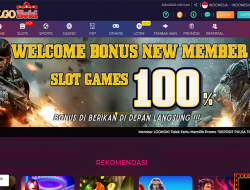 LGOHOKI – BONUS SLOT 100% NEW MEMBER CLAIM LANGSUNG DIDEPAN