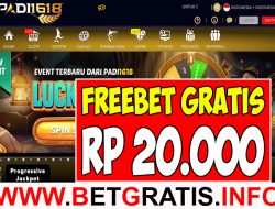 PADI1618 – FREEBET GRATIS RP 20.000 TANPA DEPOSIT