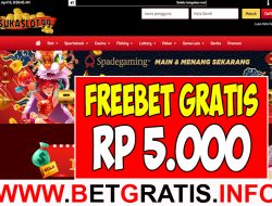 SUKASLOT99 – FREEBET GRATIS RP 5.000 TANPA DEPOSIT