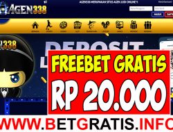 AGEN338 – FREEBET GRATIS RP 20.000 TANPA DEPOSIT