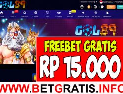 GOL89 – FREEBET GRATIS RP 15.000 TANPA DEPOSIT