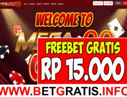 MEGACUAN88 – FREEBET GRATIS RP 15.000 TANPA DEPOSIT