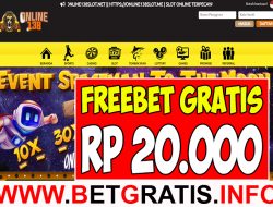 ONLINE138 – FREEBET GRATIS RP 20.000 TANPA DEPOSIT