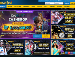 MAINJUDI – BONUS SLOT 100% NEW MEMBER CLAIM DIDEPAN