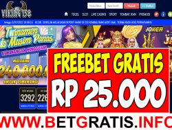 VIKING138 – FREEBET GRATIS RP 25.000 TANPA DEPOSIT