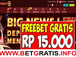 WINBET138 – FREEBET GRATIS RP 15.000 TANPA DEPOSIT