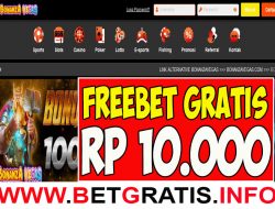 BONANZAVEGAS – FREEBET GRATIS RP 10.000 TANPA DEPOSIT