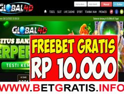 GLOBAL4D – FREEBET GRATIS RP 10.000 TANPA DEPOSIT