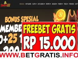 BANTAI777 – FREEBET GRATIS RP 15.000 TANPA DEPOSIT