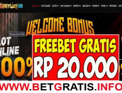 BETWIN188 – FREEBET GRATIS RP 20.000 TANPA DEPOSIT