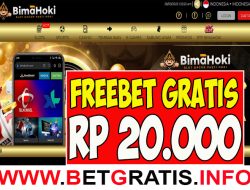 BIMAHOKI – FREEBET GRATIS RP 20.000 TANPA DEPOSIT