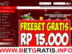 ROGTOTO – FREEBET GRATIS RP 15.000 TANPA DEPOSIT