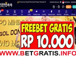 TATO44 – FREEBET GRATIS RP 10.000 TANPA DEPOSIT