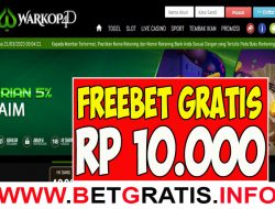 WARKOP4D – FREEBET GRATIS RP 10.000 TANPA DEPOSIT