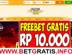 ZEUS200 – FREEBET GRATIS RP 10.000 TANPA DEPOSIT