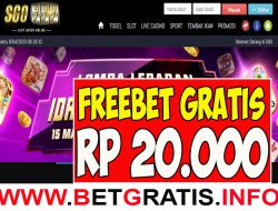 SGO777 – FREEBET GRATIS RP 20.000 TANPA DEPOSIT