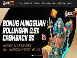 KLIKZEUS – SITUS JUDI SLOT ONLINE PALING AMAN DAN TERPERCAYA