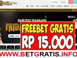 MGMTOTO – FREEBET GRATIS RP 15.000 TANPA DEPOSIT