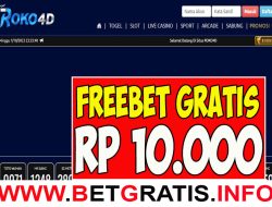 ROKO4D – FREEBET GRATIS RP 10.000 TANPA DEPOSIT