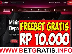 DUTAHOKI – FREEBET GRATIS RP 10.000 TANPA DEPOSIT