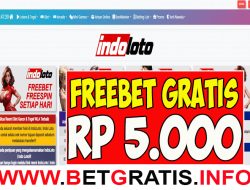 INDOLOTO – FREEBET GRATIS RP 5.000 TANPA DEPOSIT