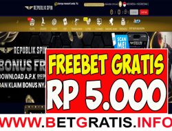 REPUBLIKSPIN – FREEBET GRATIS RP 5.000 TANPA DEPOSIT