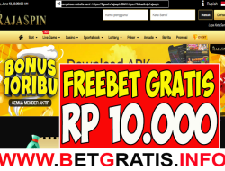 RAJASPIN – FREEBET GRATIS RP 10.000 DOWNLOAD APK