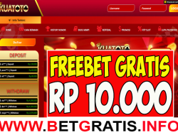 KUATOTO – FREEBET GRATIS RP 10.000 TANPA DEPOSIT