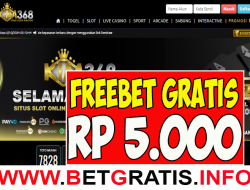 KIM368 – FREEBET GRATIS RP 5.000 TANPA DEPOSIT